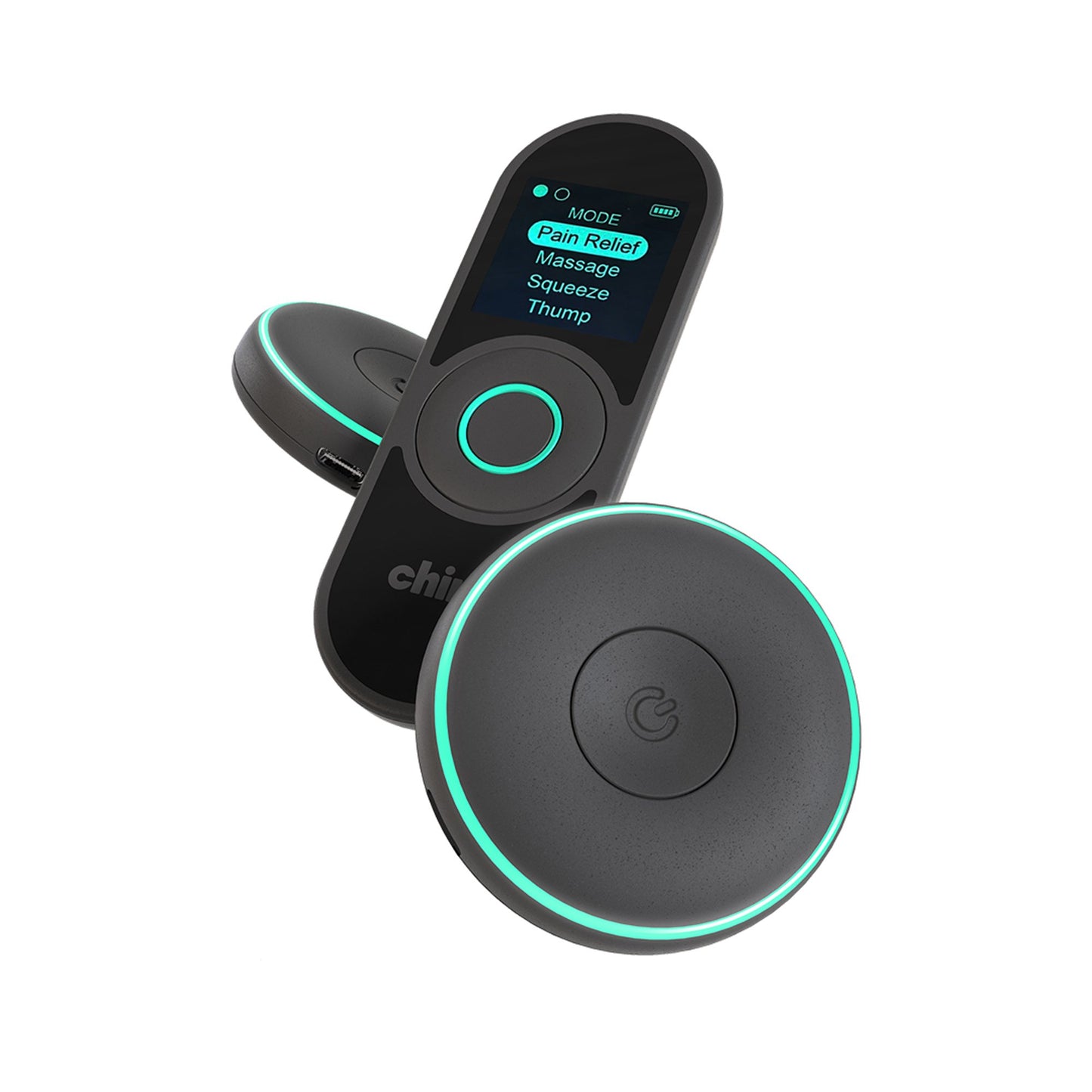 TENS/NMES Unit Chirp Halo R-TENS-DBL-BK-R