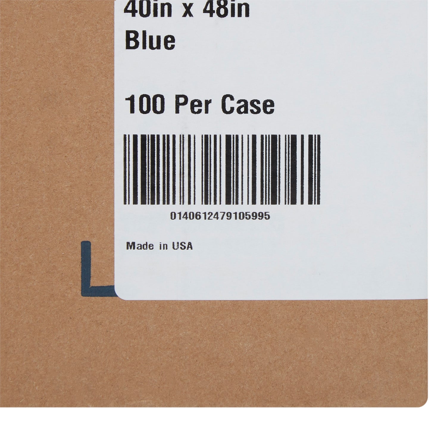 McKesson Nonsterile Physical Exam Drape, 40 x 48 Inch 18-10828