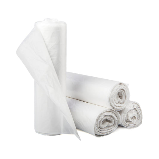 Trash Bag McKesson 60 gal. Clear LLDPE 1.15 mil 38 X 58 Inch Star Seal Bottom Coreless Roll - SLW3858SPNS