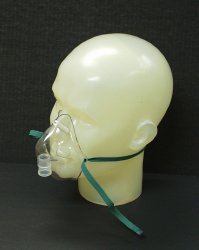Aerosol Mask Salter Labs® Elongated Style Adult One Size Fits Most Adjustable Head Strap - 8100-0-50