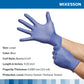 McKesson Confiderm® LDC Nitrile Exam Glove, Large, Blue 14-6N46C