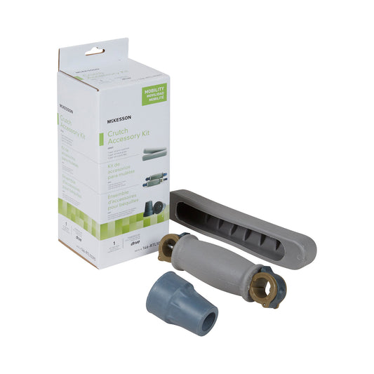McKesson Crutch Accessory Kit For use with McKesson Universal Quick-Adjust Aluminum Crutch, MFR # 146-RTL10433 - 146-RTL10395