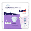 Unisex Adult Absorbent Underwear Seni® Active Super Plus Pull On with Tear Away Seams X-Large Disposable Heavy Absorbency - S-XL07-AP1