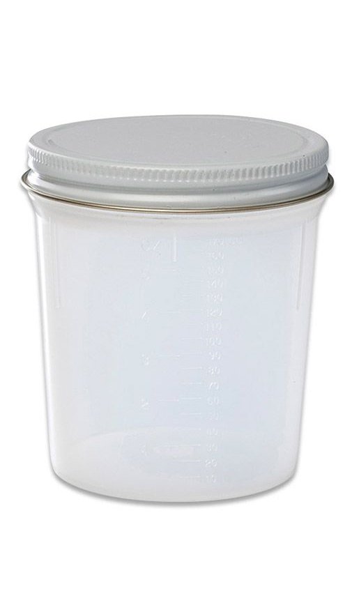 Specimen Container 120 mL (4 oz.) Screw Cap Unprinted NonSterile - 8889207034