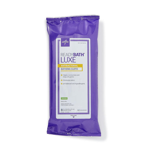Rinse-Free Bath Wipe ReadyBath® Luxe Soft Pack Scented 8 Count - MSC095100