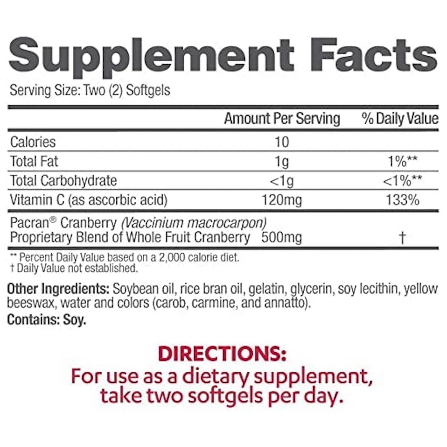 AZO Cranberry® Urinary Tract Health Softgels 78765110167