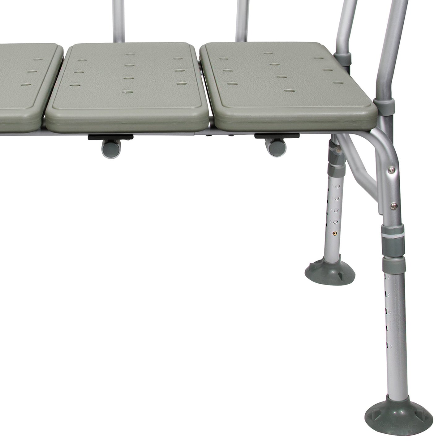 McKesson Aluminum Transfer Bench with Reversible Back 146-12011KD-1