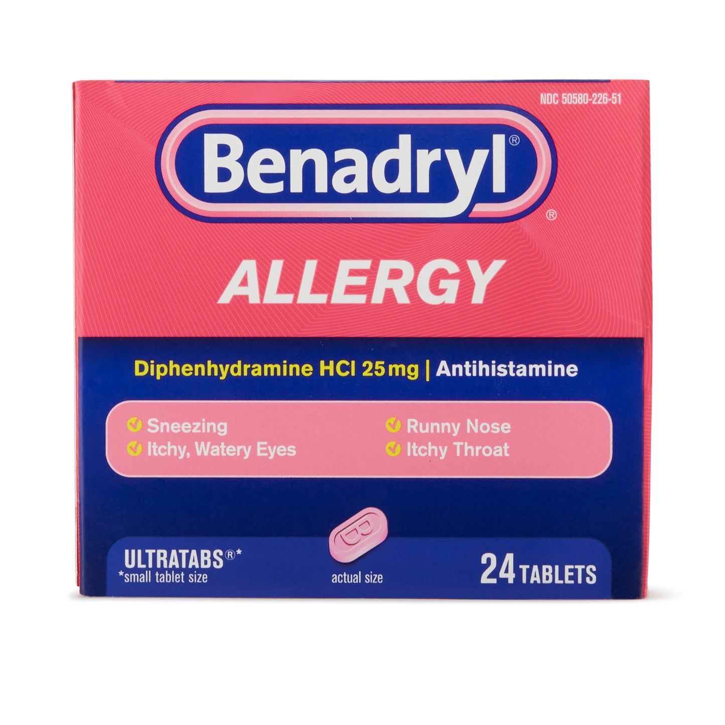 Benadryl® Diphenhydramine Allergy Relief 50580022651