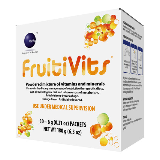 Oral Supplement FruitiVits® Orange Flavor Powder 6 Gram Individual Packet - 812539021414