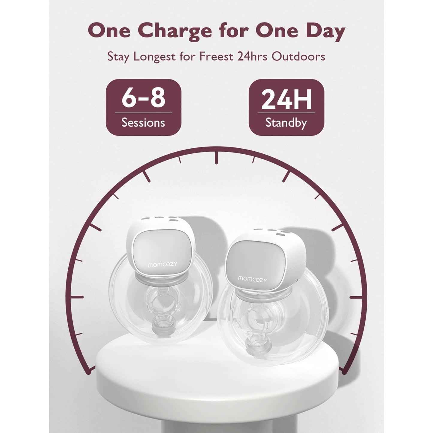 Hands Free Double Electric Breast Pump Momcozy S9 Pro-N BP091-GR00BA-A