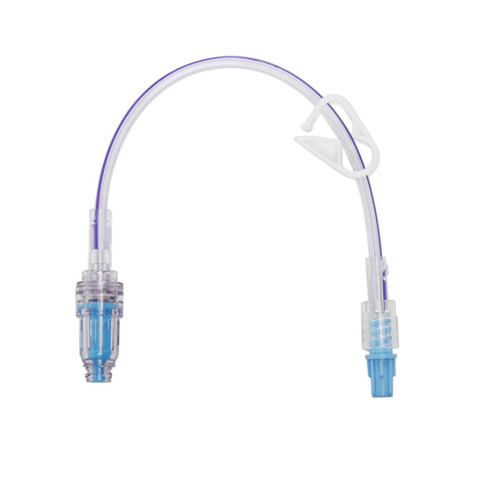 IV Extension Set MaxPlus™ Clear Needle-Free Port Standard Bore 8-1/2 Inch Tubing Without Filter Sterile - MP5301-C