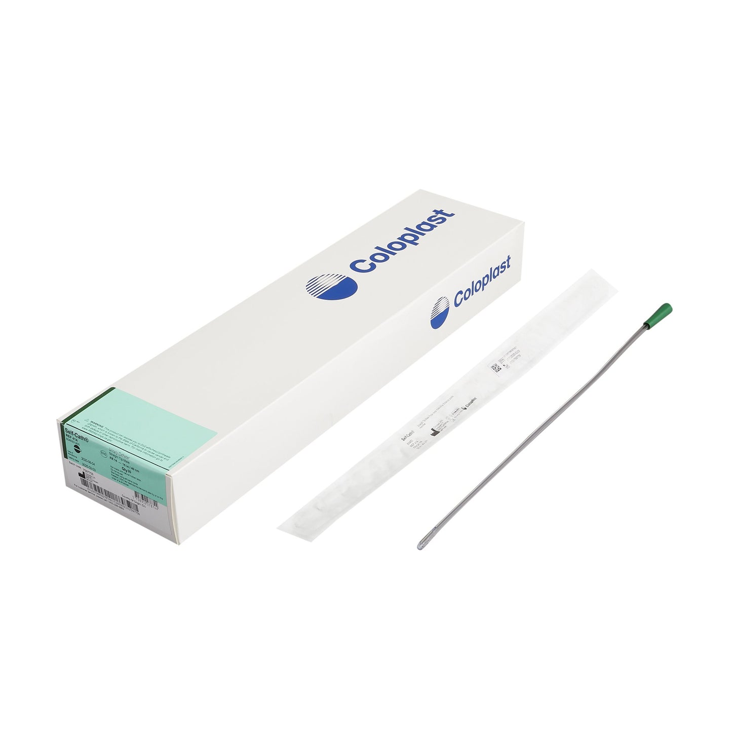 Urethral Catheter Self-Cath® Straight Tip Uncoated PVC 14 Fr. 16 Inch - 414