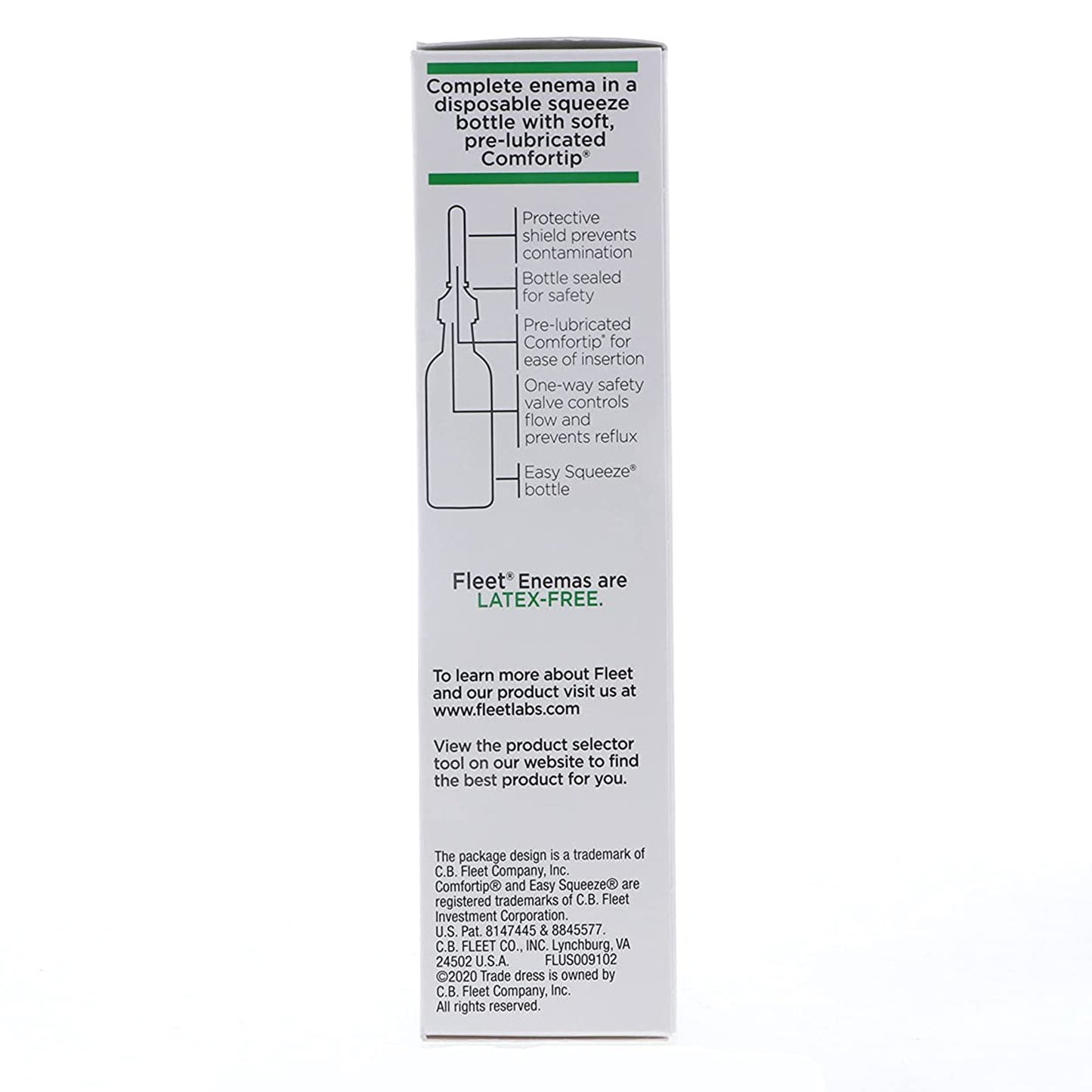 Fleet® Monobasic Sodium Phosphate / Dibasic Sodium Phosphate Enema, 4.5 fl. oz. 00132020142