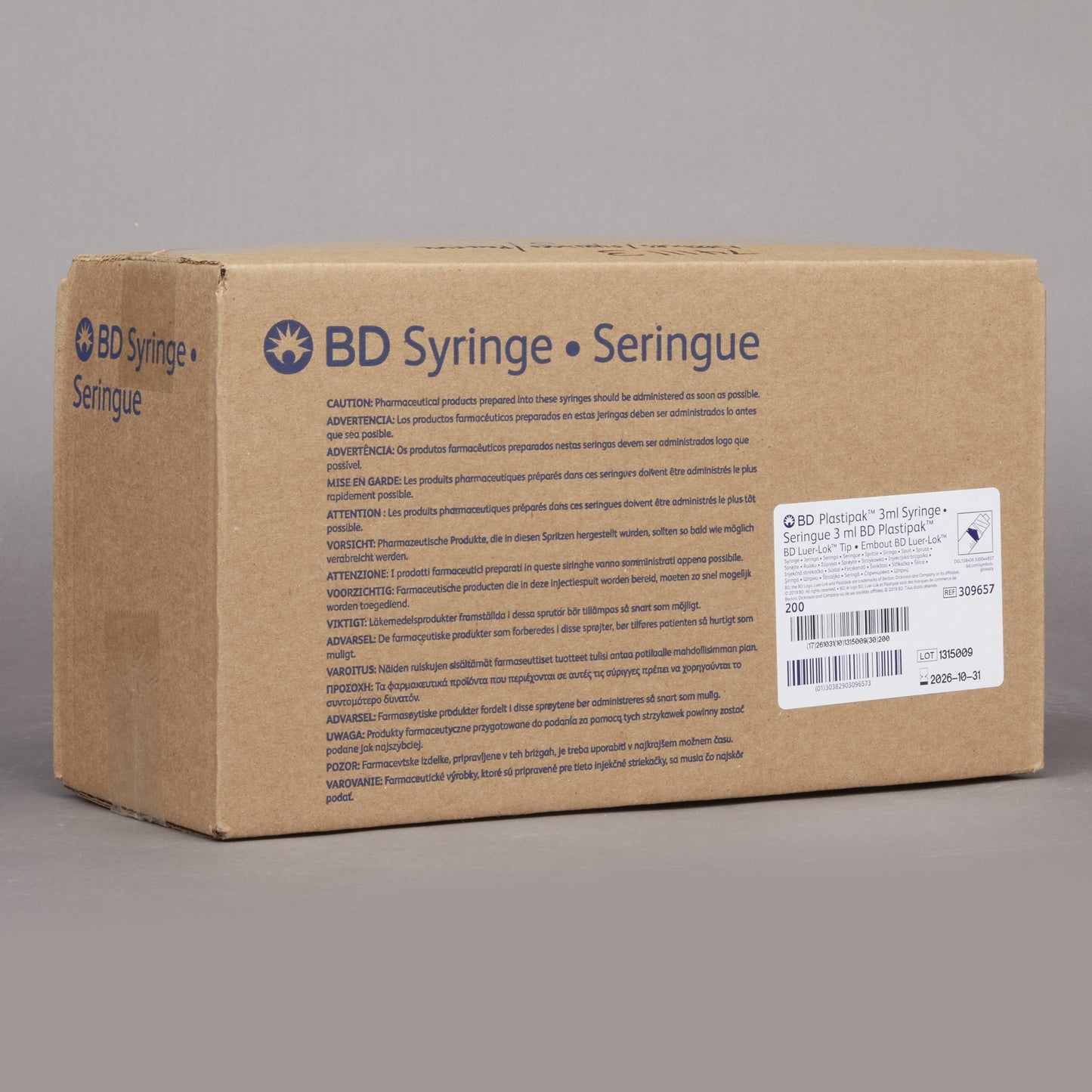 BD General Purpose 3 mL Luer-Lok Syringe - 309657