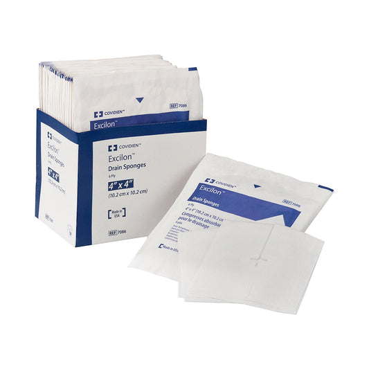 Drain Sponge Curity™ Nonwoven 4 X 4 Inch Sterile - 6242P