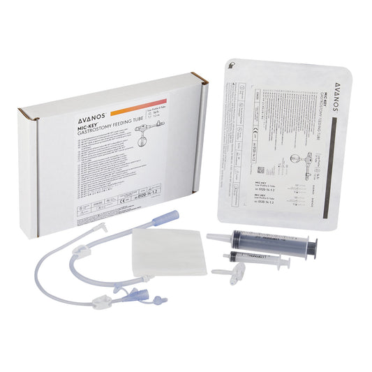 Low Profile Gastrostomy Tube Kit MIC-Key® 14 Fr. 1.2 cm Tube Silicone Sterile - 0120-14-1.2