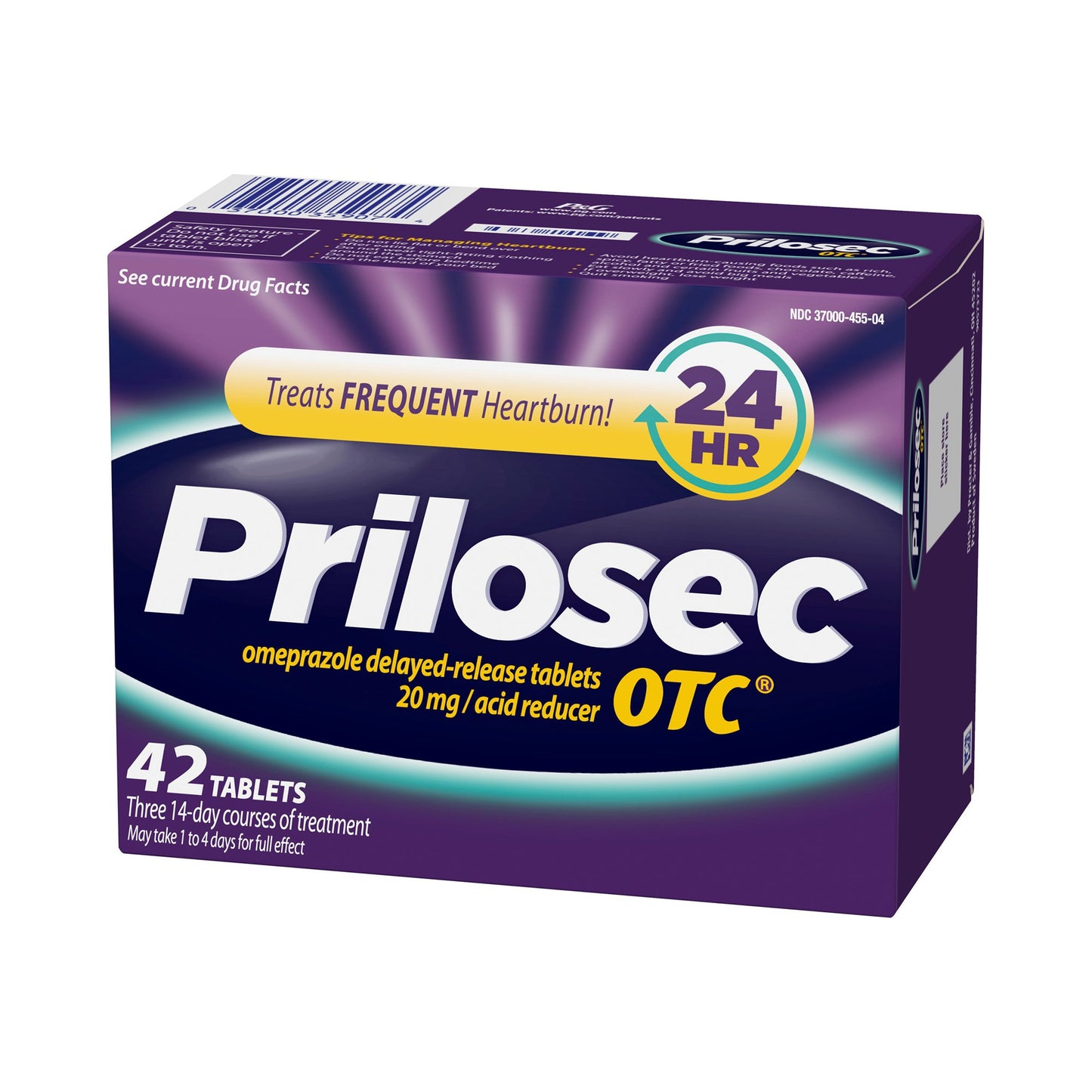 Antacid Prilosec OTC® 20 mg Strength Tablet 42 per Box - 37000045504