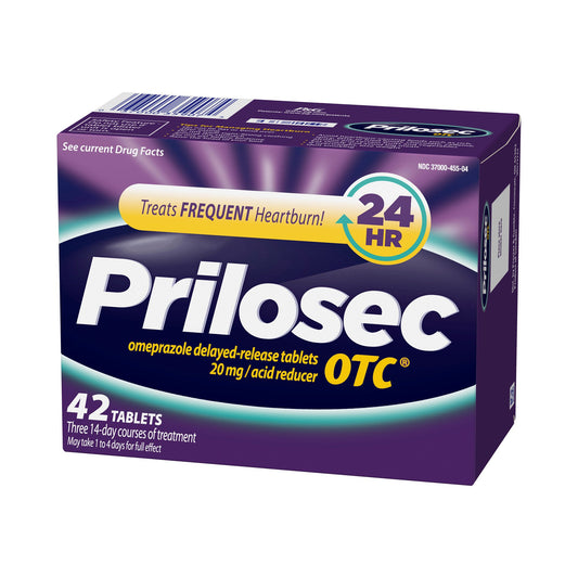 Antacid Prilosec OTC® 20 mg Strength Tablet 42 per Box - 37000045504