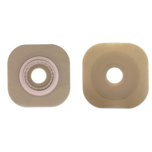 Ostomy Barrier New Image™ Flextend™ Precut, Extended Wear Without Tape 44 mm Flange Green Code System Hydrocolloid 1-1/4 Inch Opening - 16106