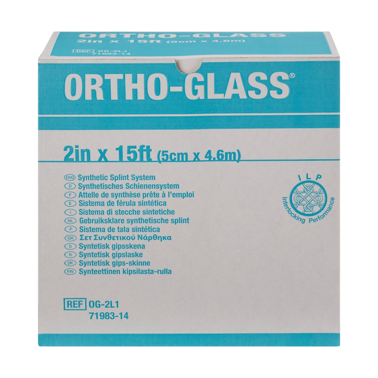 Ortho-Glass® Splint Roll, White, 2 Inch x 5 Yard OG-2L2