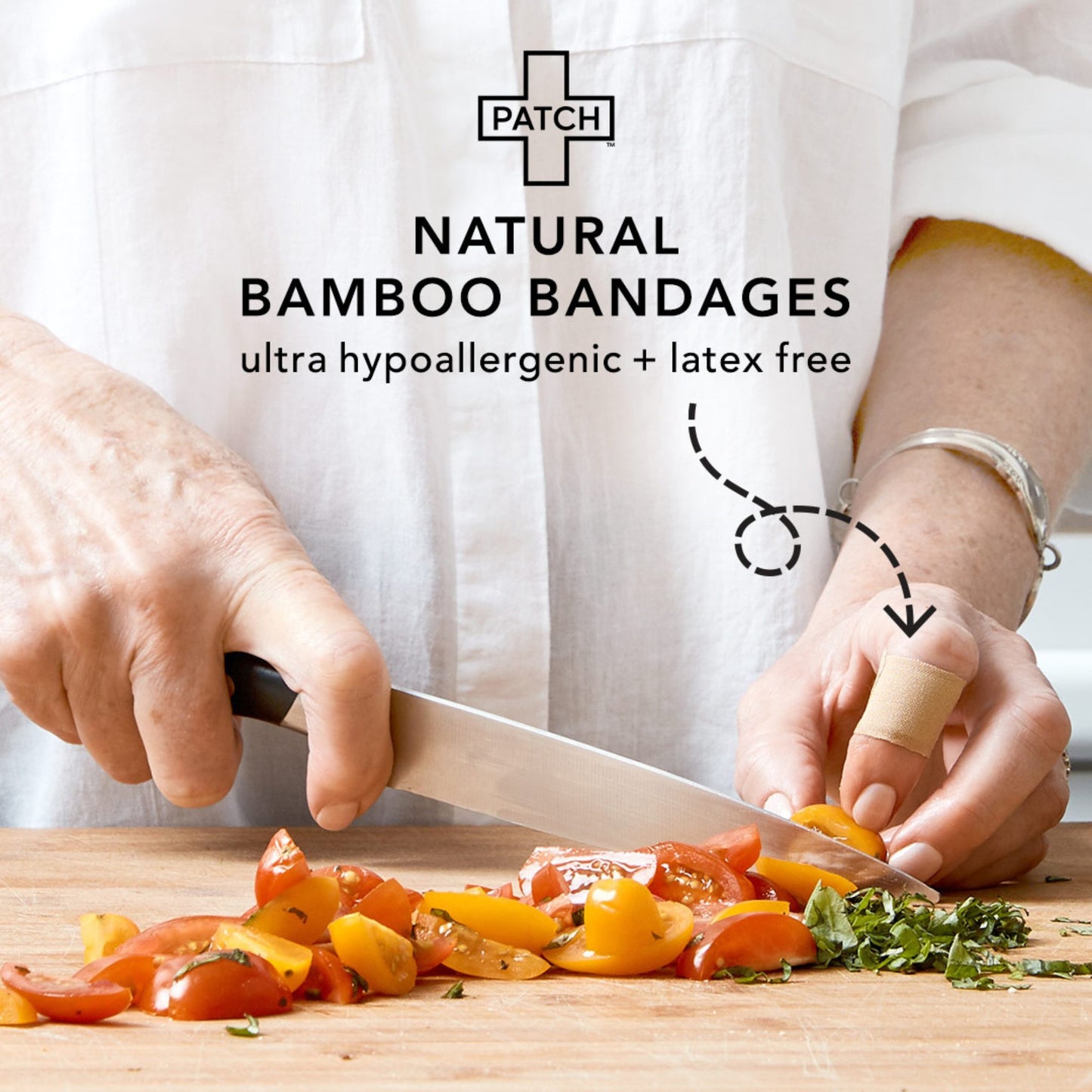 Patch™ Tan Adhesive Strip, 3/4 x 3 Inch PATNACT