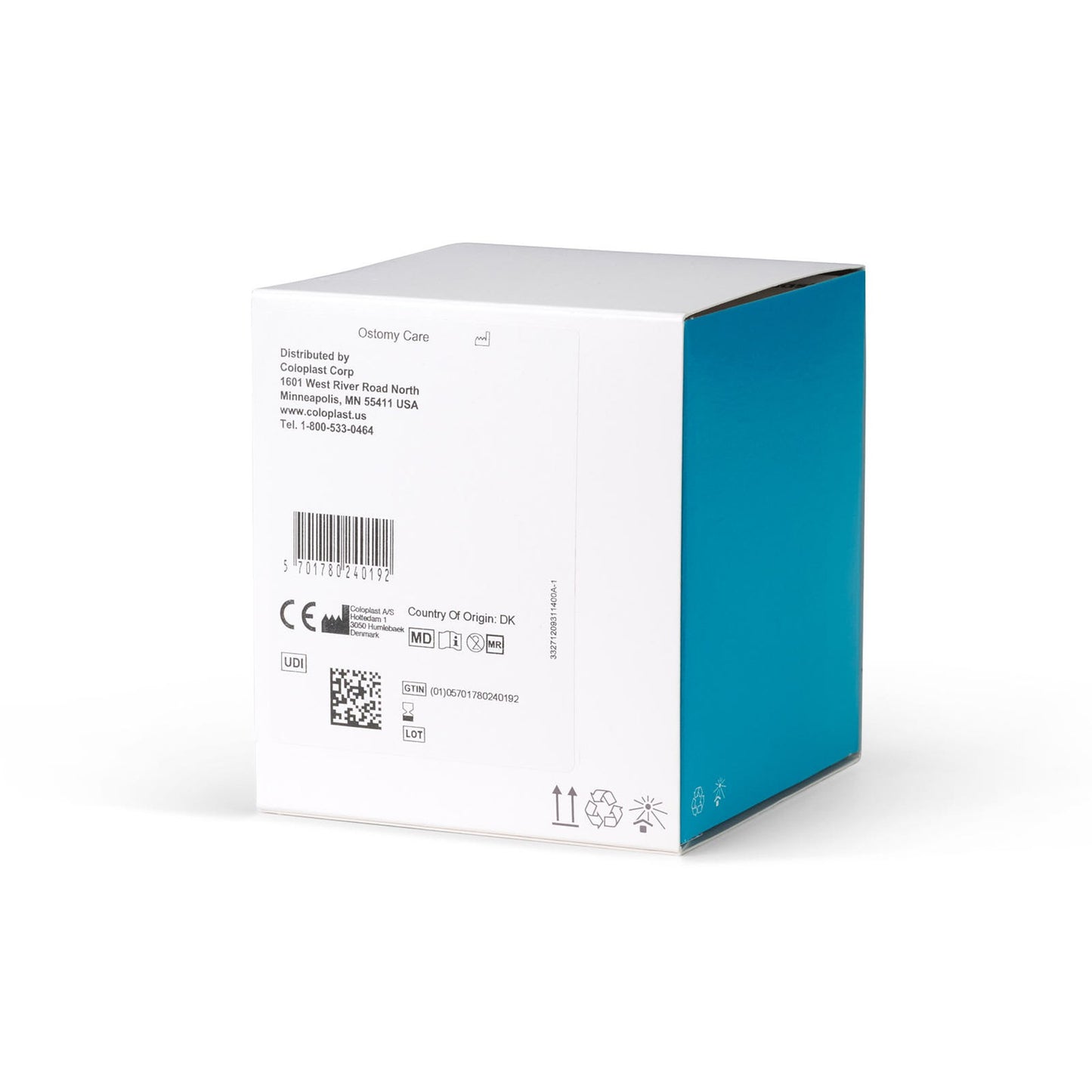 Ostomy Seal Brava® Convex, Starter Hole 1-3/8 Inch (35mm) 12093