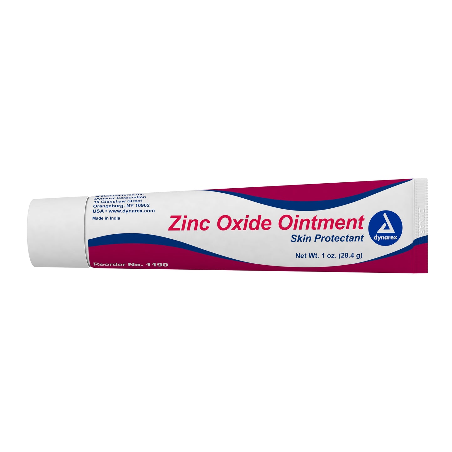 Dynarex Zinc Oxide Skin Protectant, 1 Oz Tube 1190