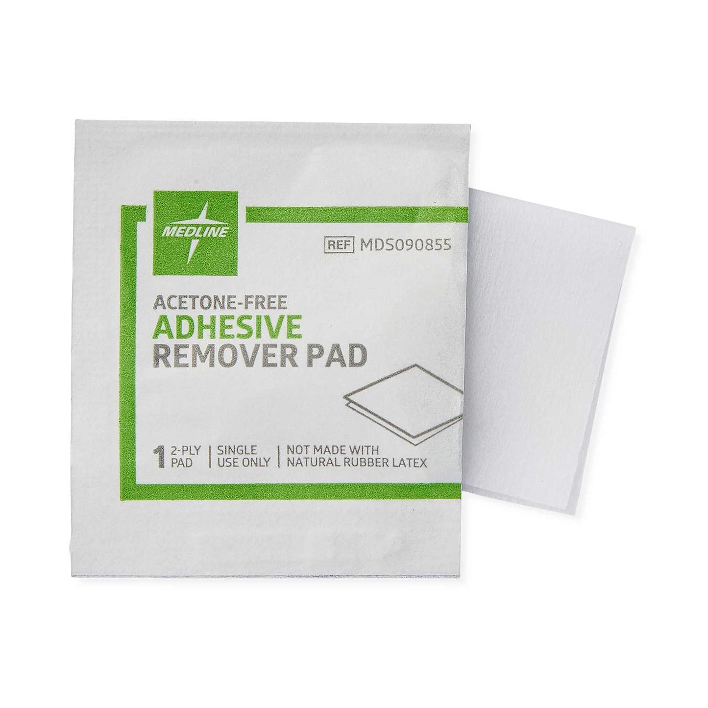 Medline® Adhesive Remover, 1¼ x 1½ Inch Wipe MDS090855