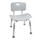 McKesson Aluminum Bath Transfer Bench with Removable Back 146-12202KD-1