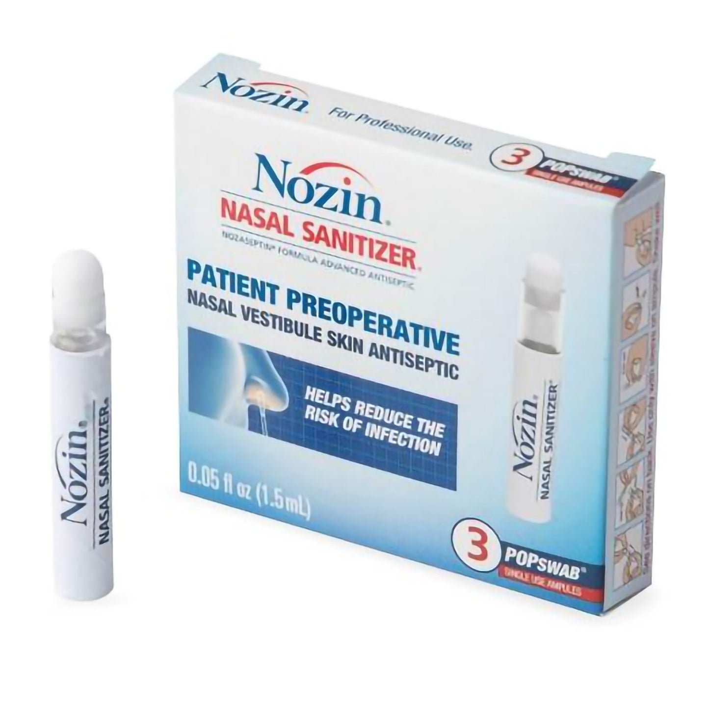 Nozin® Nasal Sanitizer® POPswab® Antiseptic 401101101