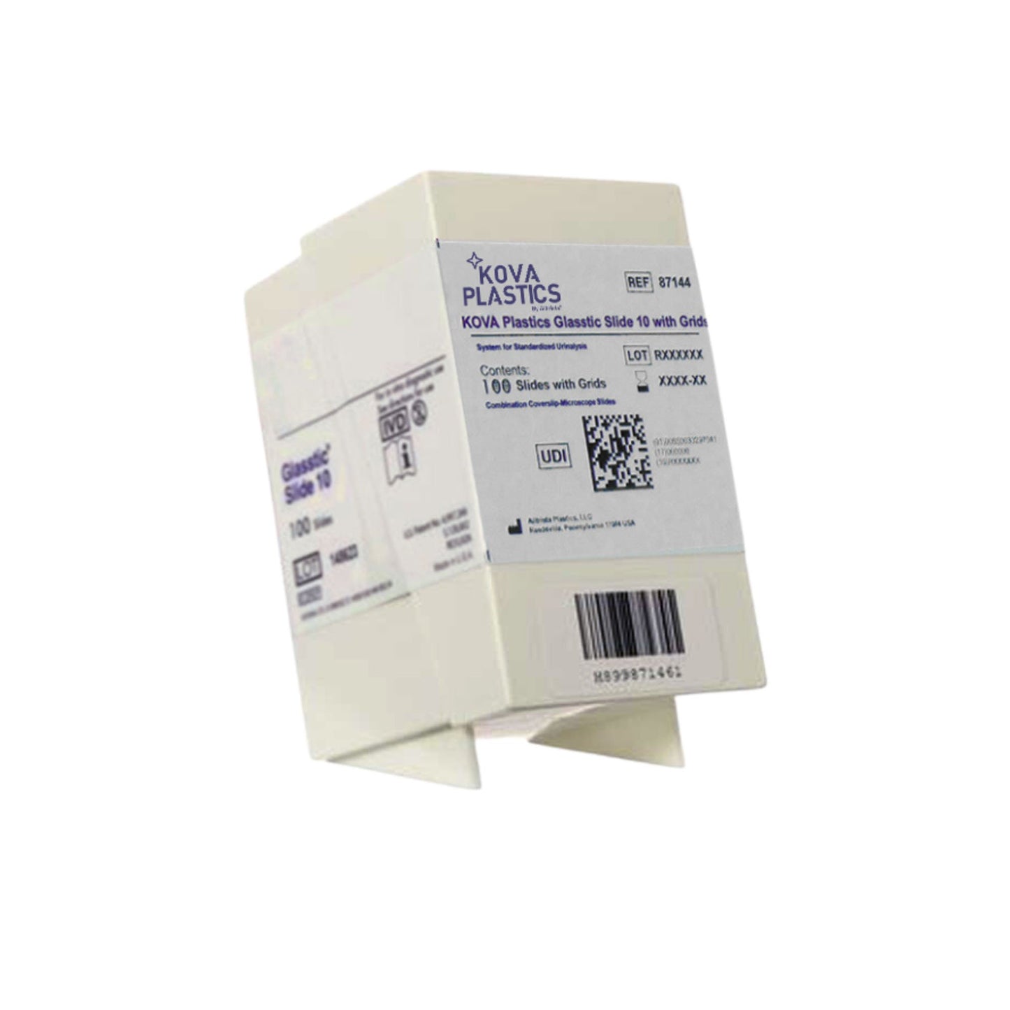 Kova® Glasstic® Slide 10 Urinalysis Microscope Slide 87157E