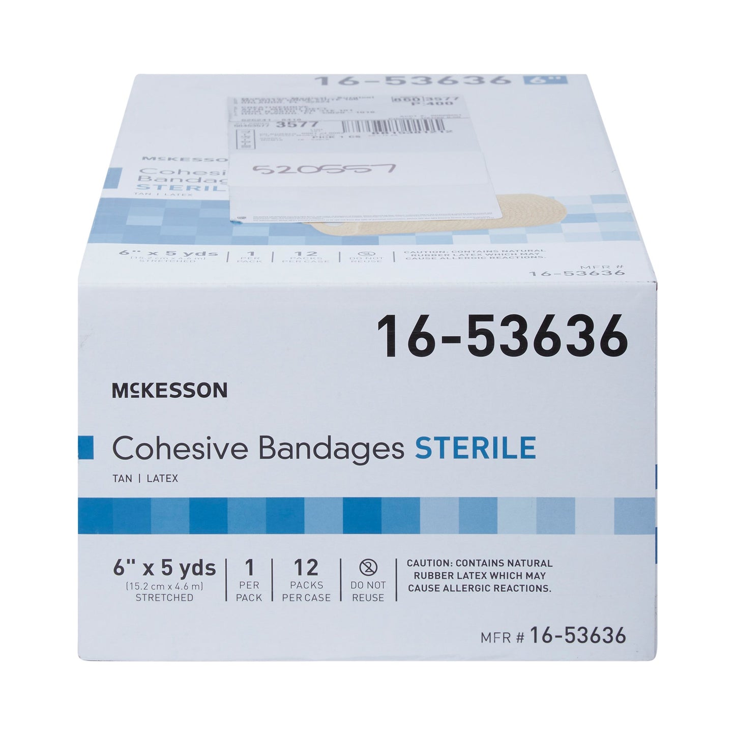 McKesson Self-adherent Closure Cohesive Bandage, 6 Inch x 5 Yard 16-53636