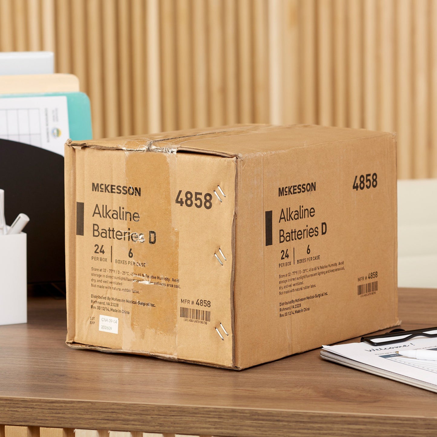 McKesson Alkaline Battery, D Cell 4858