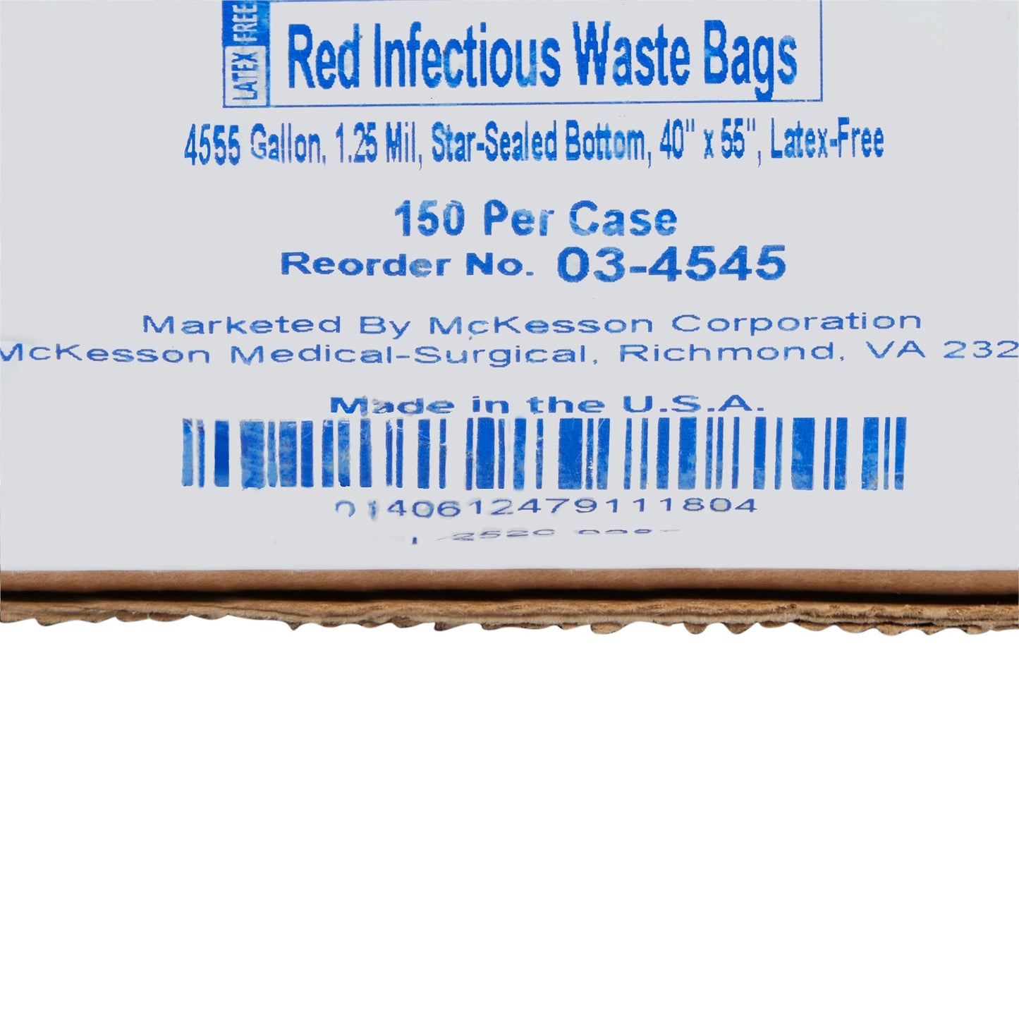 McKesson 45 - 55 Gallon Infectious Waste Bag 03-4545