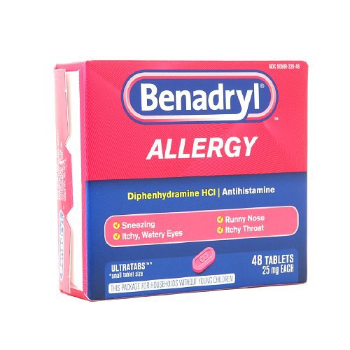 J & J Sales Benadryl Diphenhydramine Allergy Relief 50580022652, CT