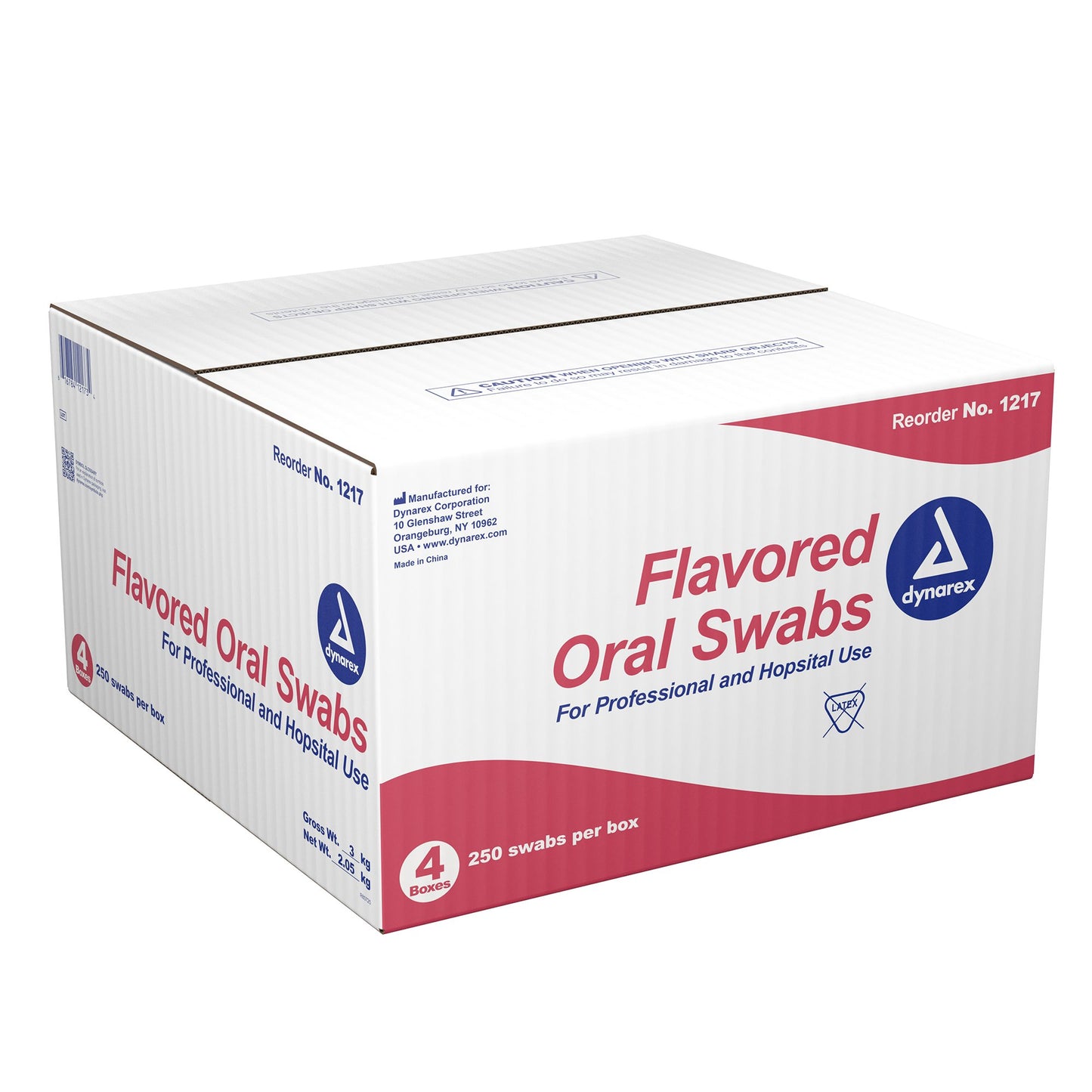 dynarex® Oral Swabsticks with Dentrifice 1217
