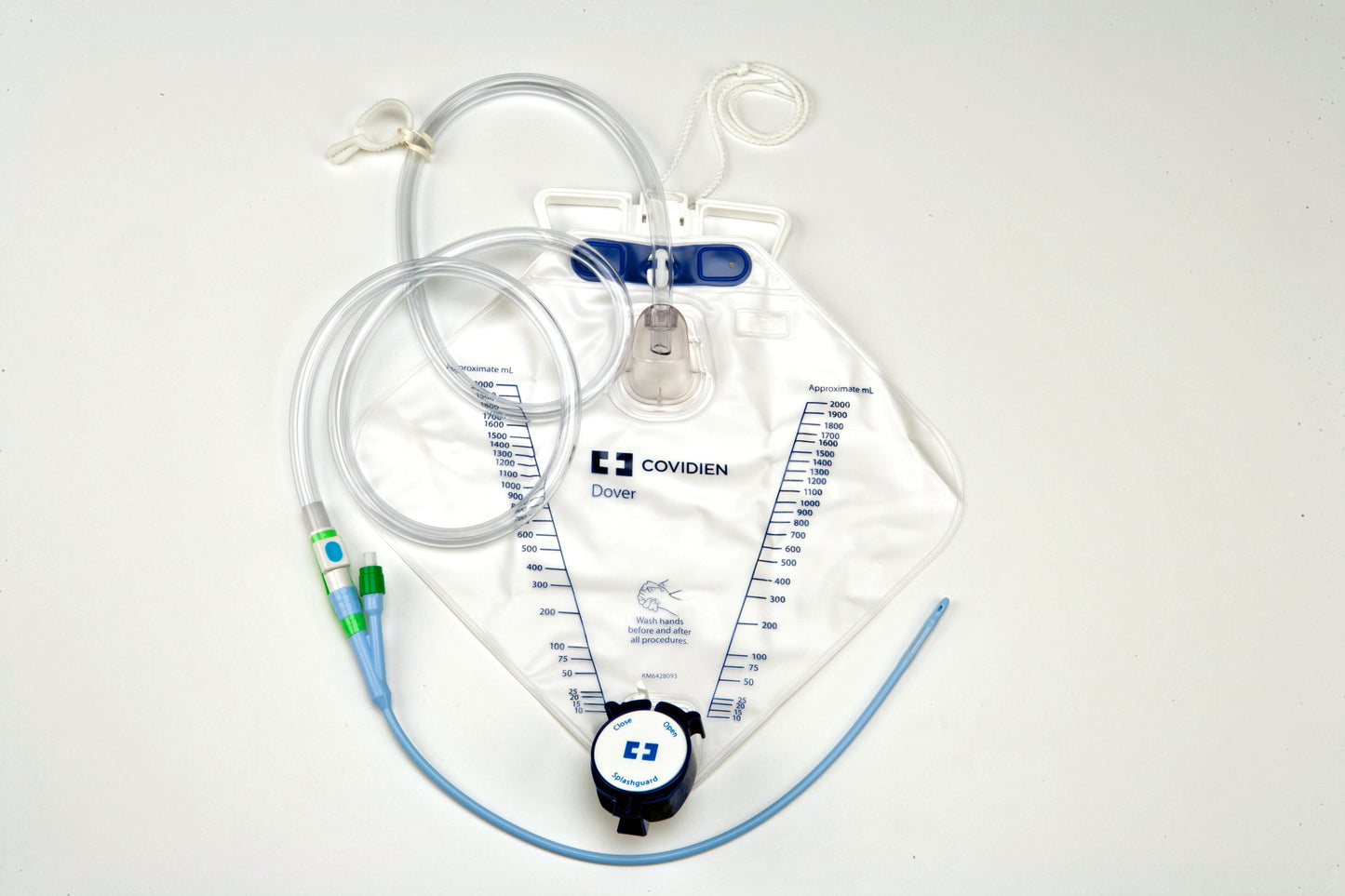 Cardinal Dover Indwelling Catheter Tray, 18 Fr., Foley, Anti-Reflux 6154-, 1 Each