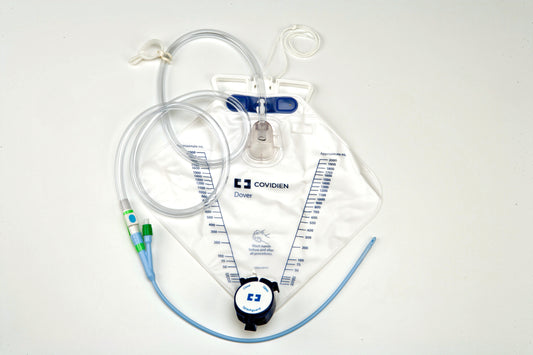 Cardinal Dover Indwelling Catheter Tray, 18 Fr., Foley, Anti-Reflux 6154-, 1 Each