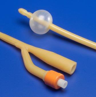 Foley Catheter Ultramer™ 2-Way Standard Tip 5 cc Balloon 16 Fr. Hydrogel Coated Latex - 1616