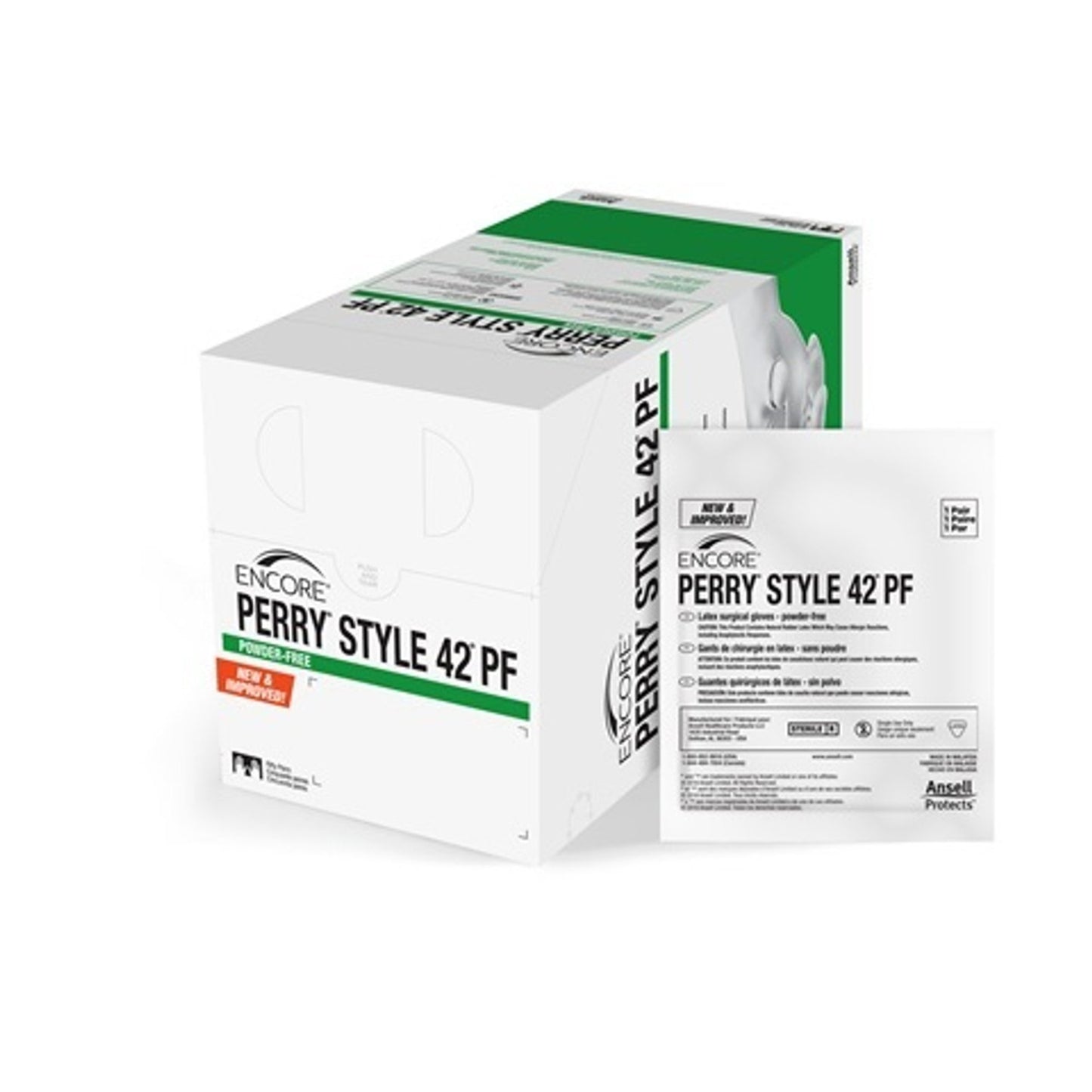 Encore® Perry® Style 42® PF Latex Surgical Glove, Size 7, Natural 5711103PF