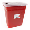 Sharps Container McKesson Prevent® Red Base 13-3/4 W X 13-3/4 D X 14 H Inch Horizontal / Vertical Entry 8 Gallon - 80-8705