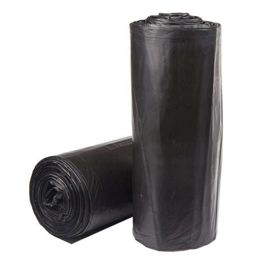 McKesson Trash Can Liners, Extra Heavy Duty Plus, Black, 45 gal. S404822K