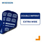 Slipper Socks McKesson Unisex Adult Bariatric / X-Wide Double Tread Single Patient Use Royal Blue 16-BXW-1099-D