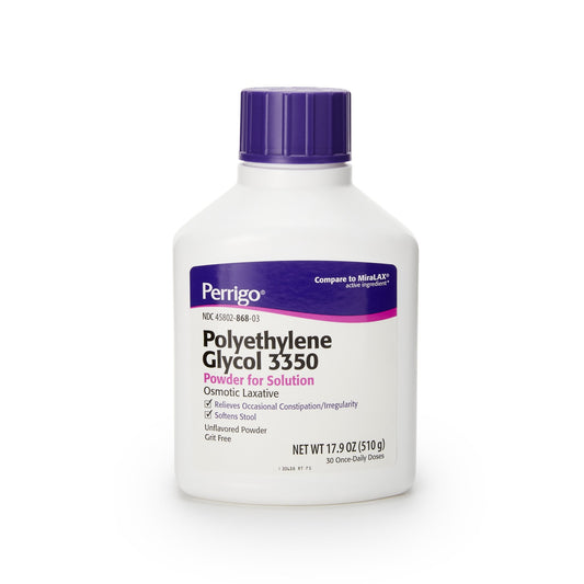 Polyethylene Glycol 3350 (PEG 3350) 17 Gram / Dose Powder for Solution 17.9 oz. - 45802086803