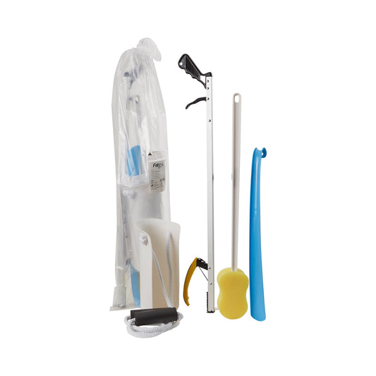 ADL Hip / Knee Equipment Kit FabLife™ Standard Reacher - 26 Inch Length / Shoehorn - 18 Inch Length - 86-0070