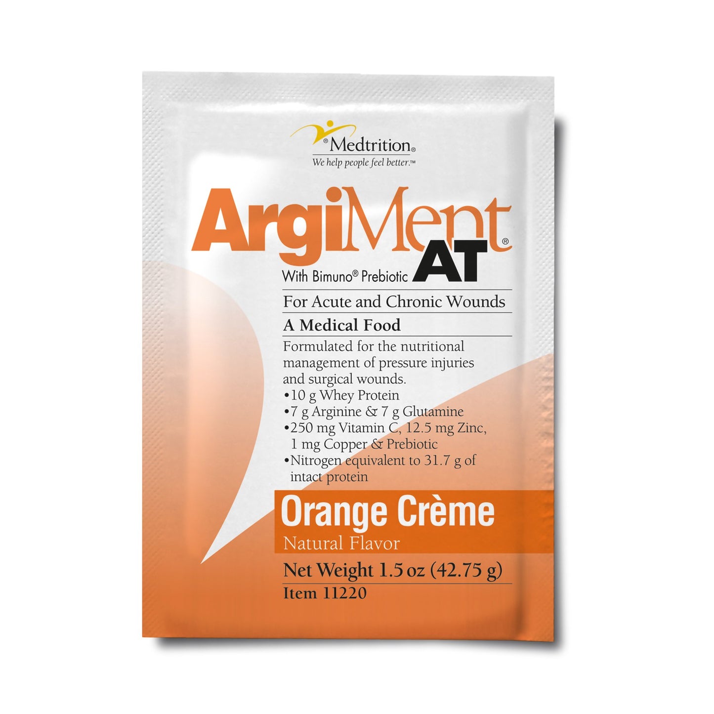 ArgiMent® AT Orange Crème Medical Food for Acute and Chronic Wounds 11220