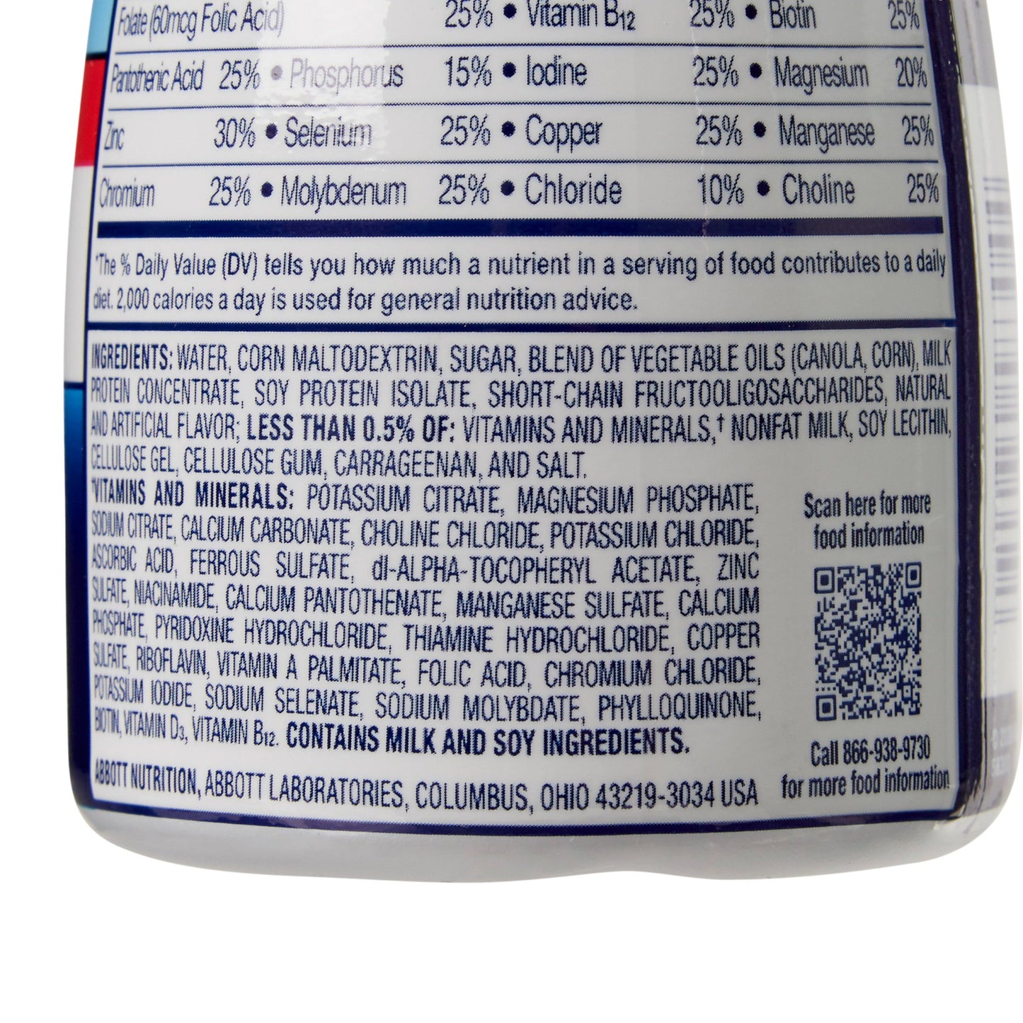 Ensure® Plus Therapeutic Nutrition, Vanilla, 8-ounce bottle 58303