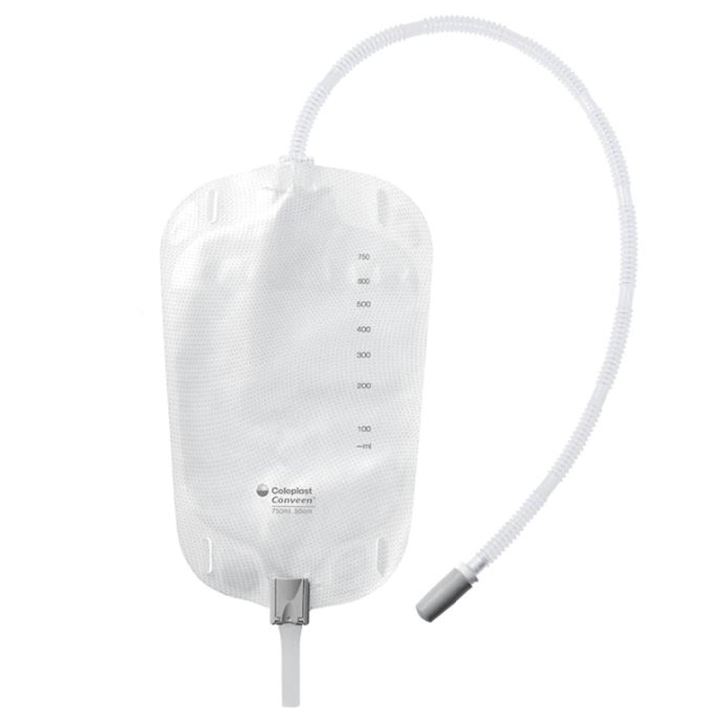 Urinary Leg Bag Conveen® Security+ Anti-Reflux Valve / Clamp Valve NonSterile 500 mL Vinyl / Flocked - 21026