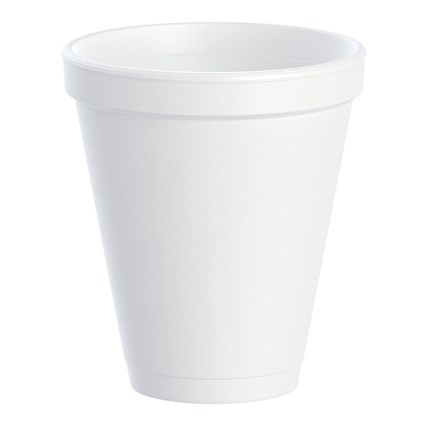 Dart Drinking Cup, White, Styrofoam, Disposable, 12 oz 12J16