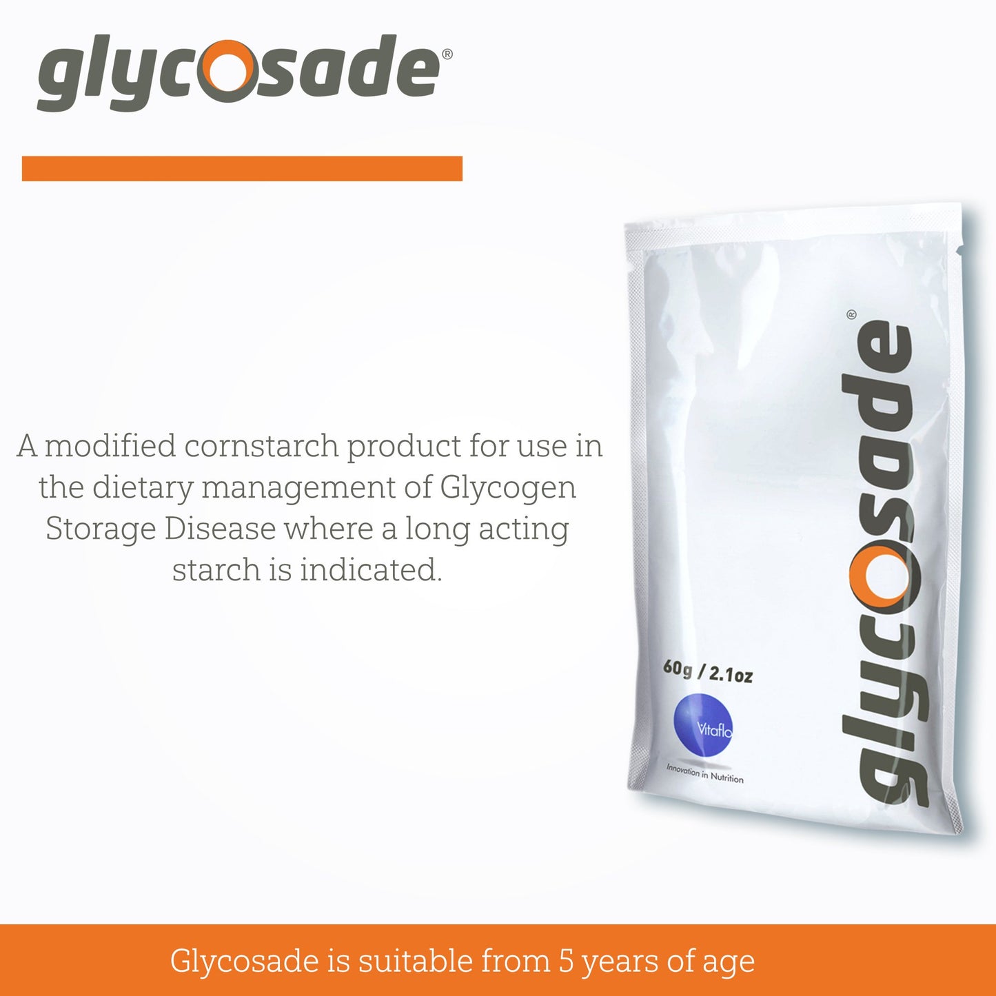 Glycosade® High Amylopectin Cornstarch for Dietary Management of Hepatic GSD 812539021346